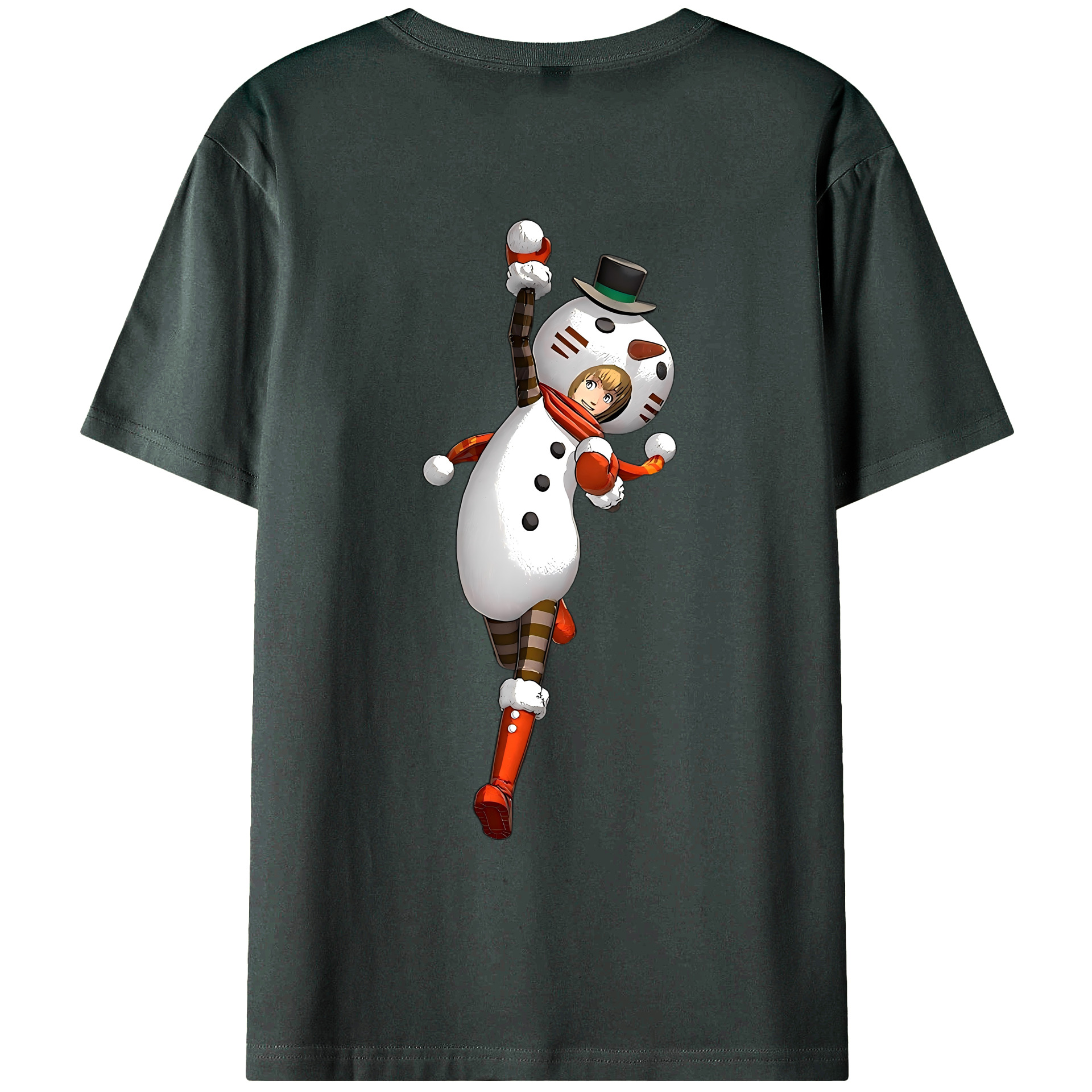 （画像用） 進撃の巨人 アルミン·アルレルト Attack on Titan Armin Arlert 綿100％ メンズ半袖Tシャツ（バックプリント） 通気性
